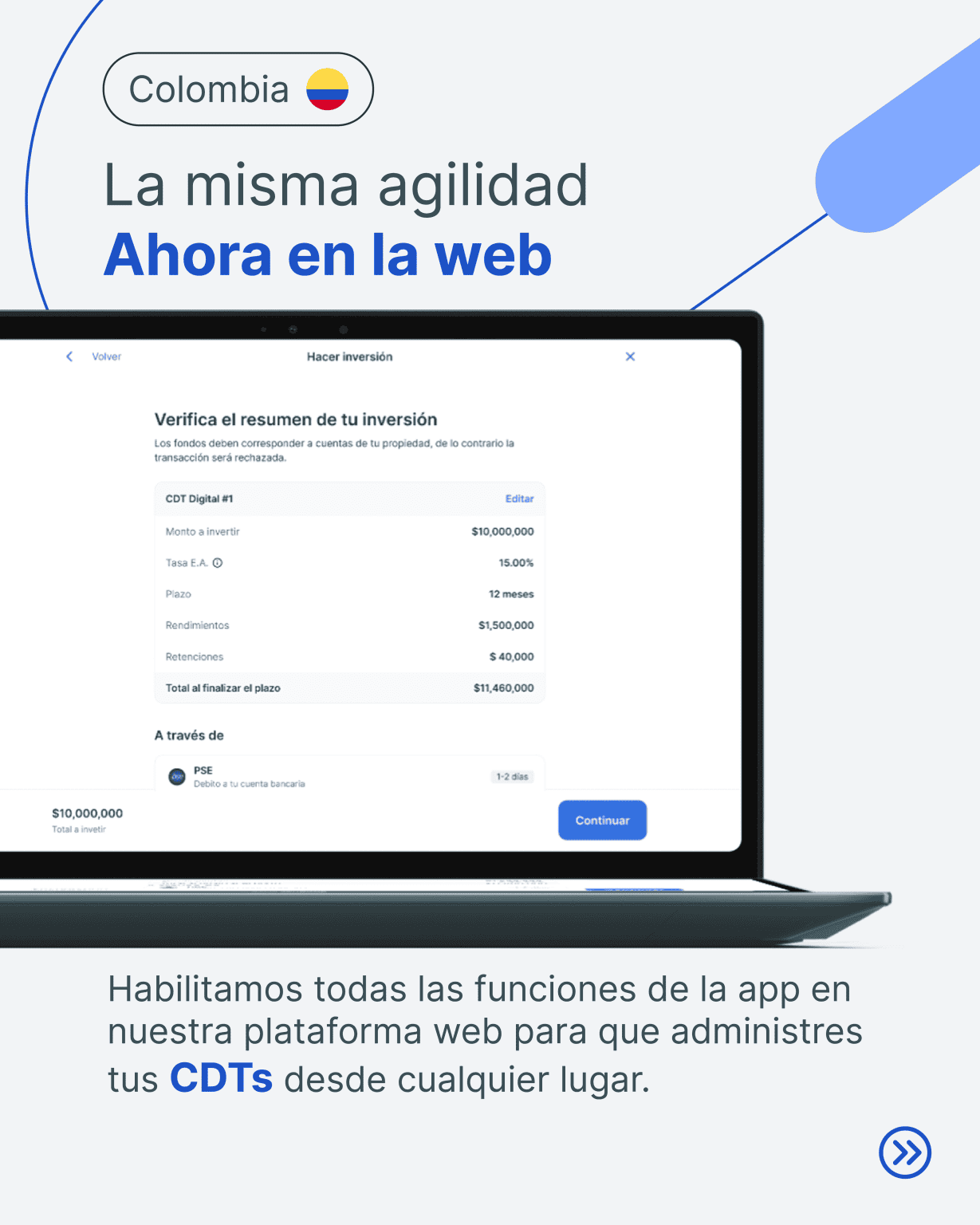 CDT en Colombia ¡Ya puedes abrirlo desde la web de tyba!